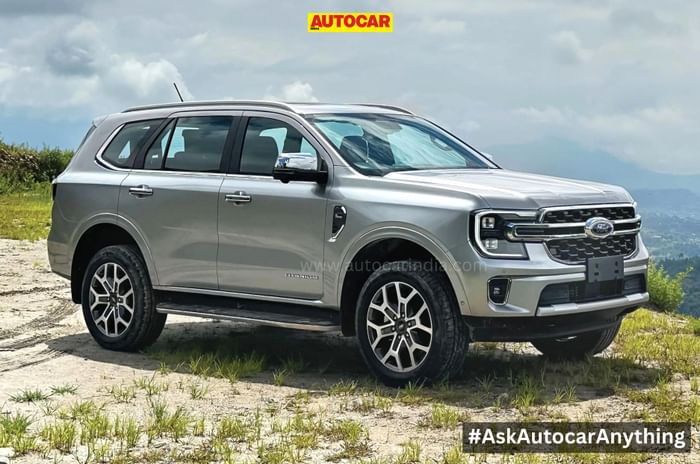 Ford Everest India launch 